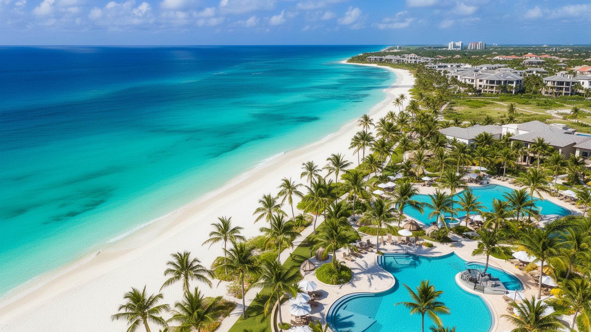 Punta Cana aerial view